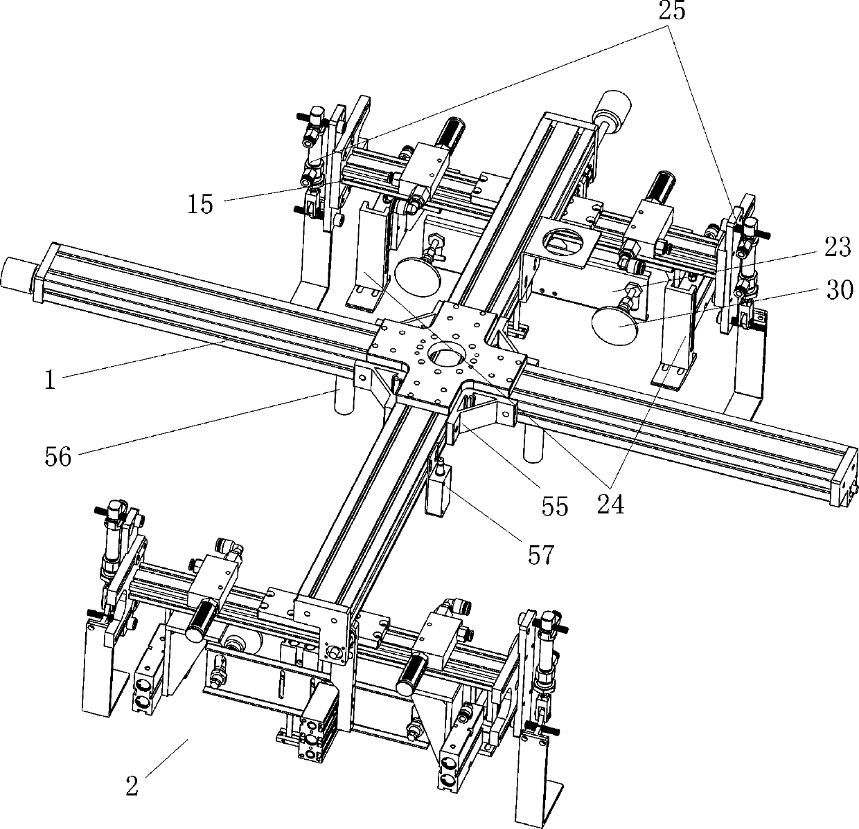 Automatic carrying device for luggage case shells