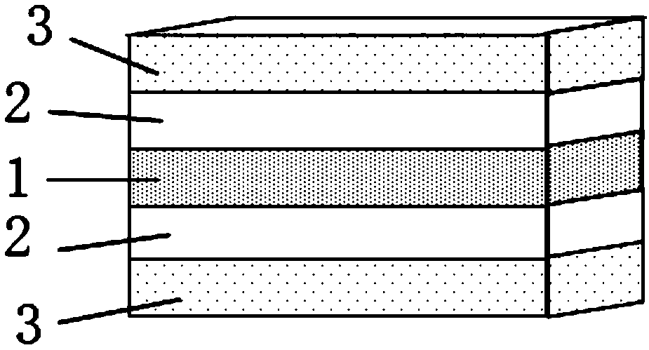 FPC film for LED lamp strip and preparation method thereof