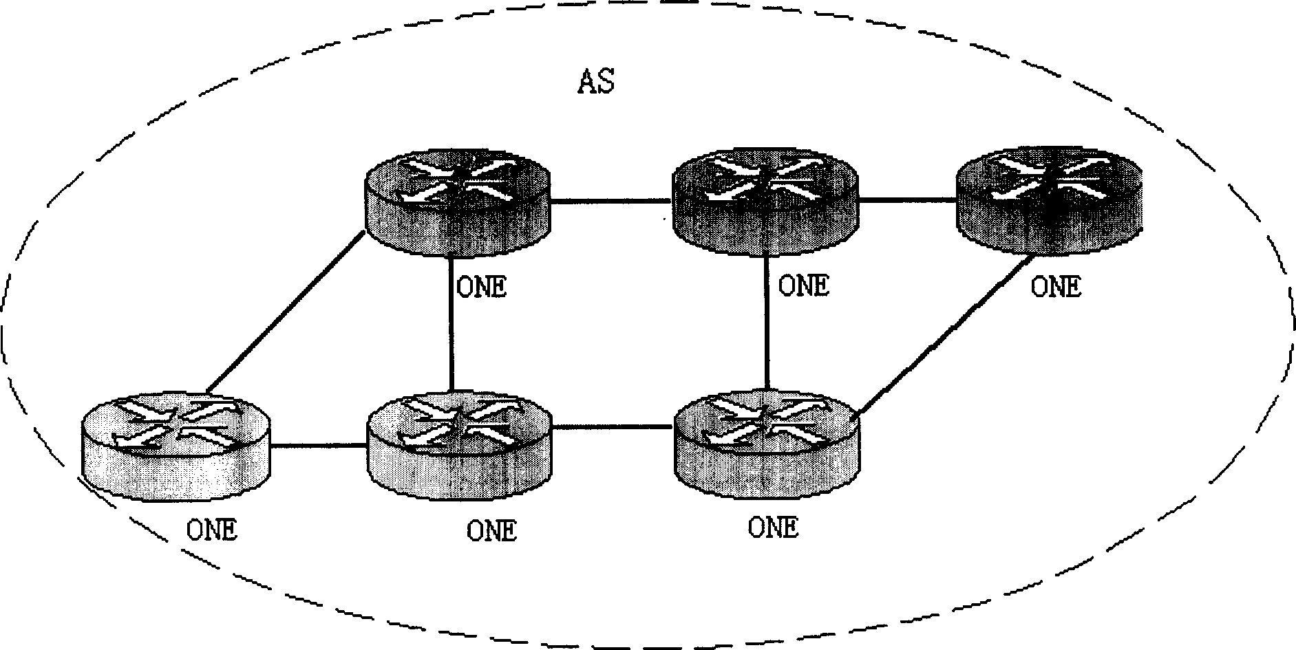 Transmission network restraint path calculating method