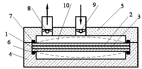 Piezoelectric pump vibrator with multiaxial fiber-reinforced resin gasket