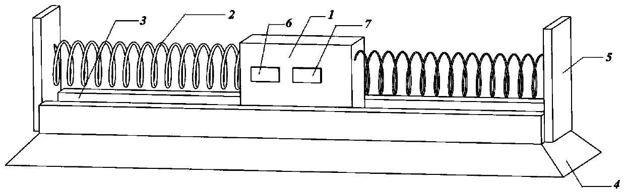 Single mass damper device for hull overall vibration control