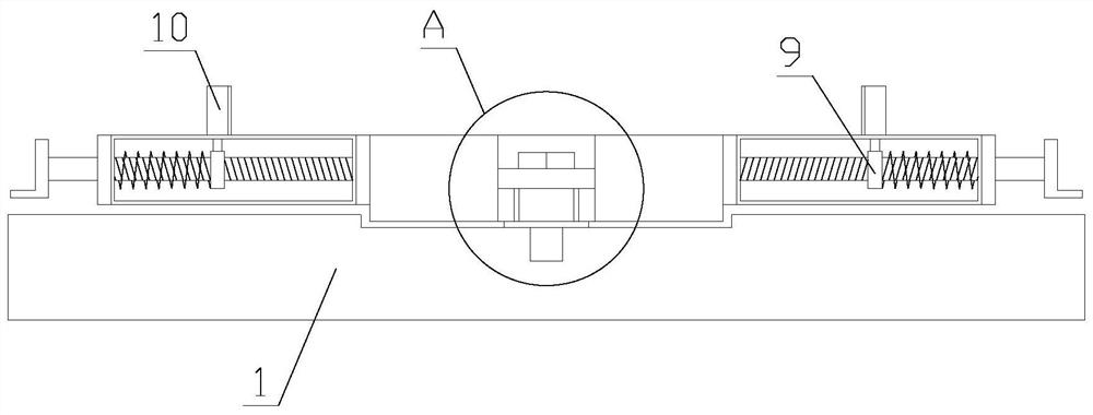 High-precision drilling machine punching device for circular plate