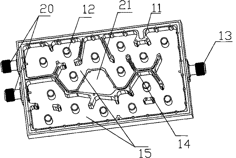 Implementing method for preventing signals of coaxial filter from leaking and signal processing device