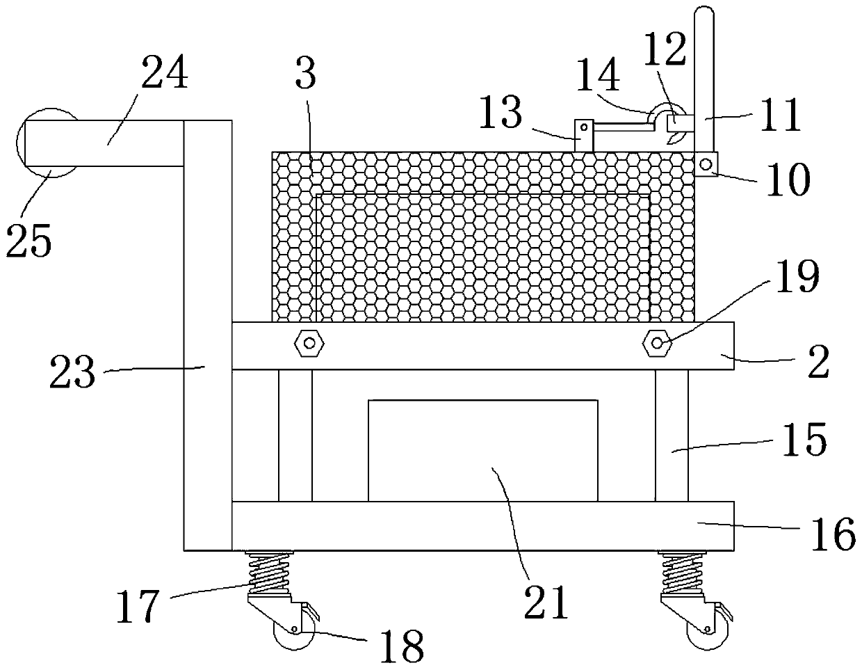 Detecting device applied to acoustics