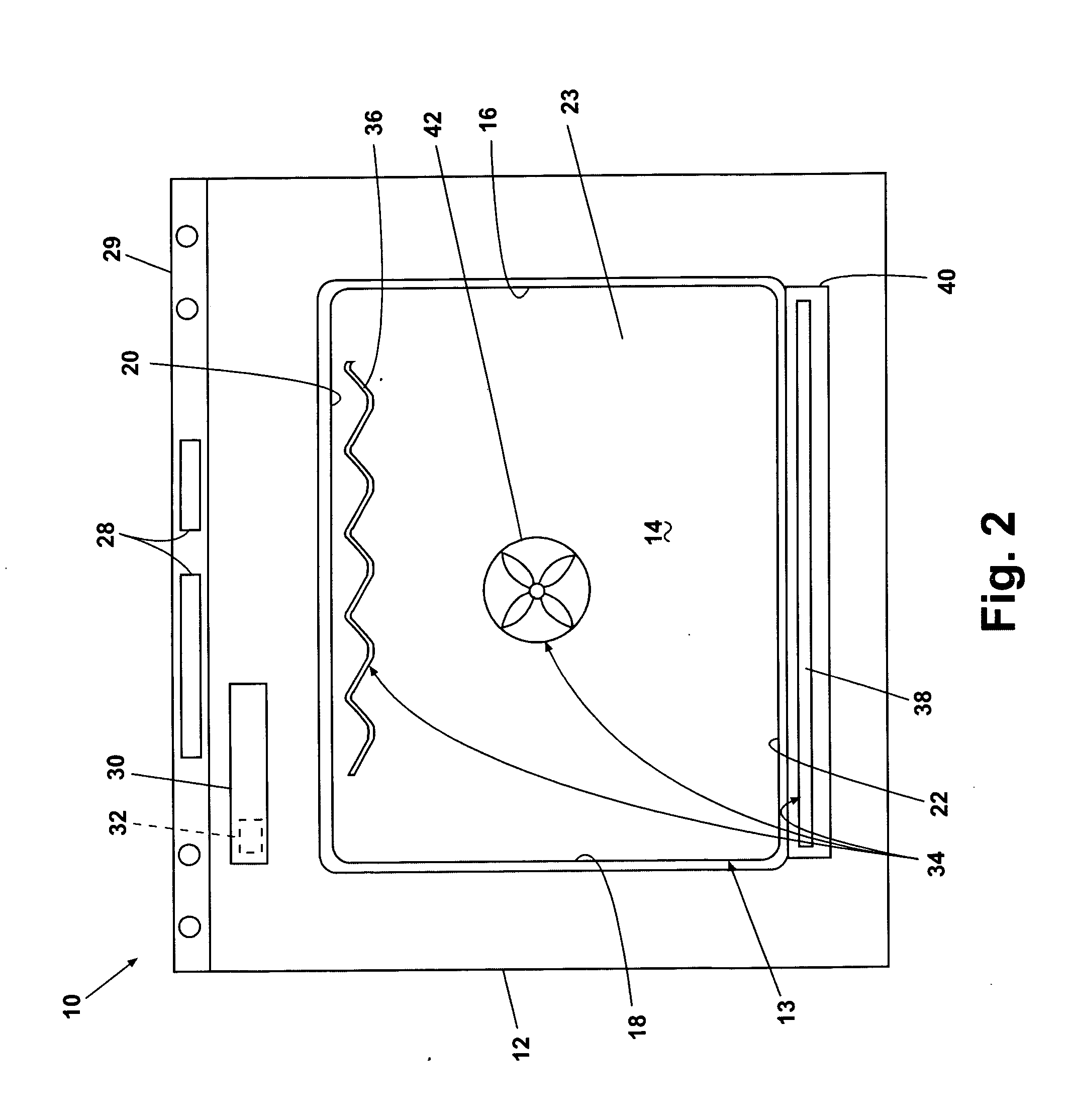 Oven with a system for generating steam