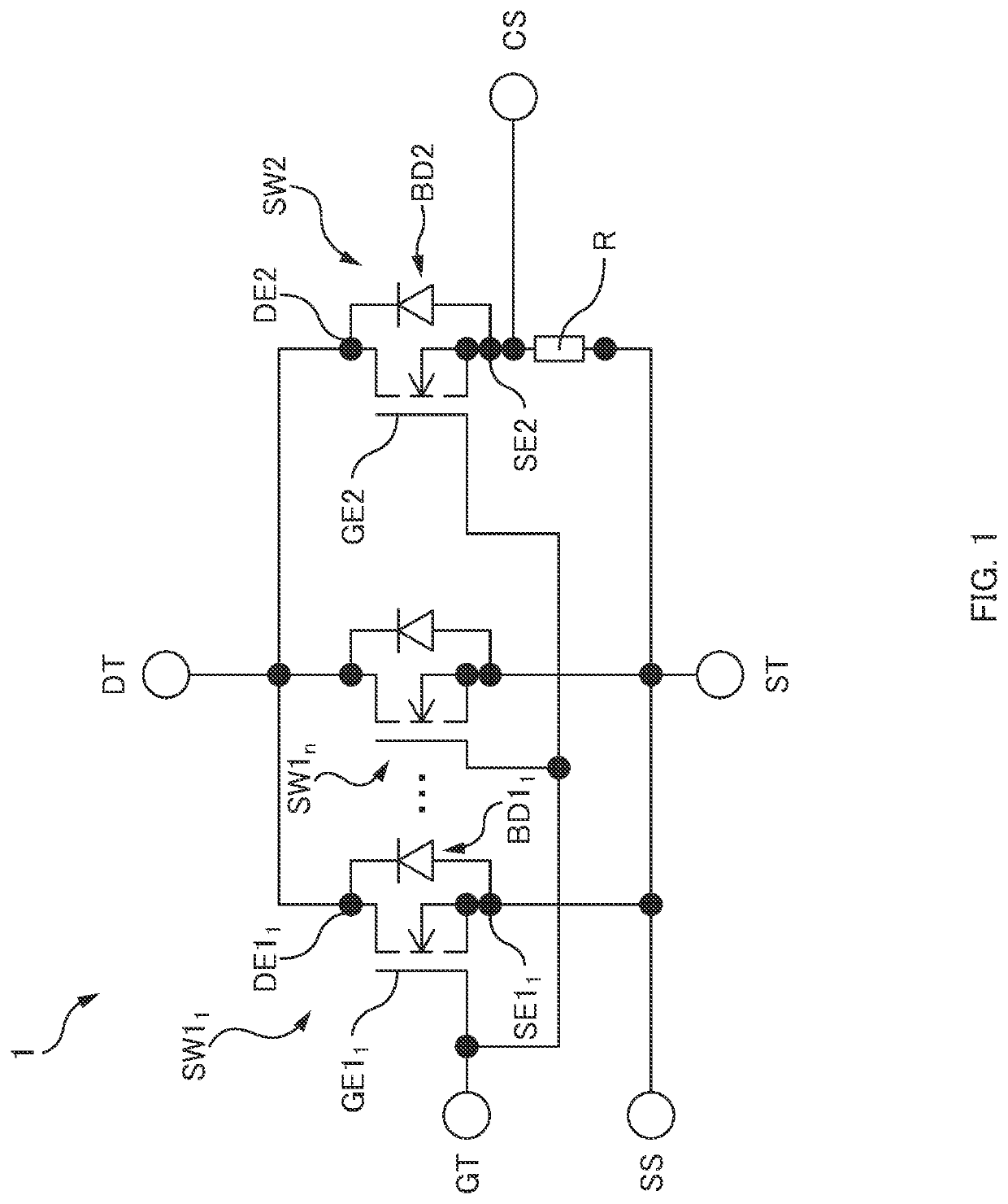 Electronic circuit and semiconductor module