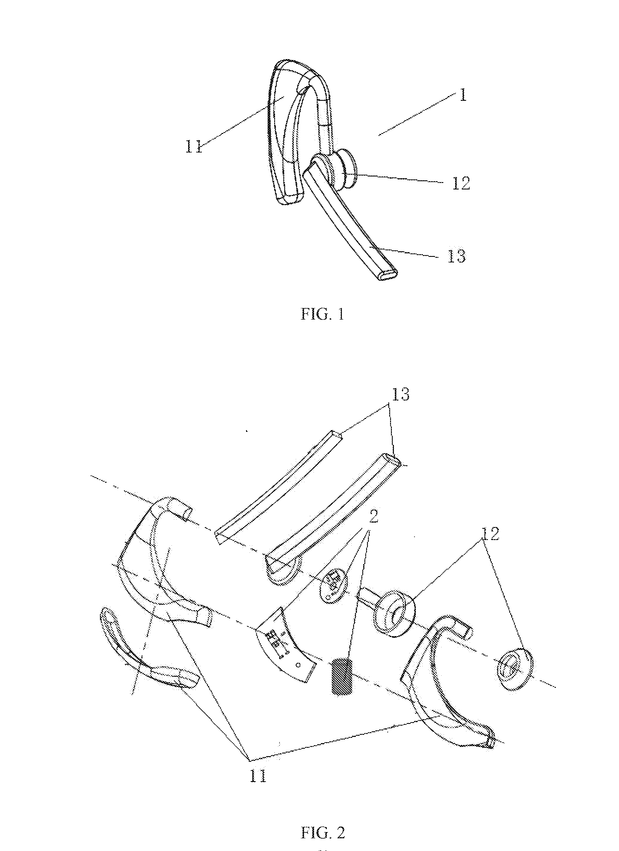 Electronic snore-ceasing device and method for snore-ceasing