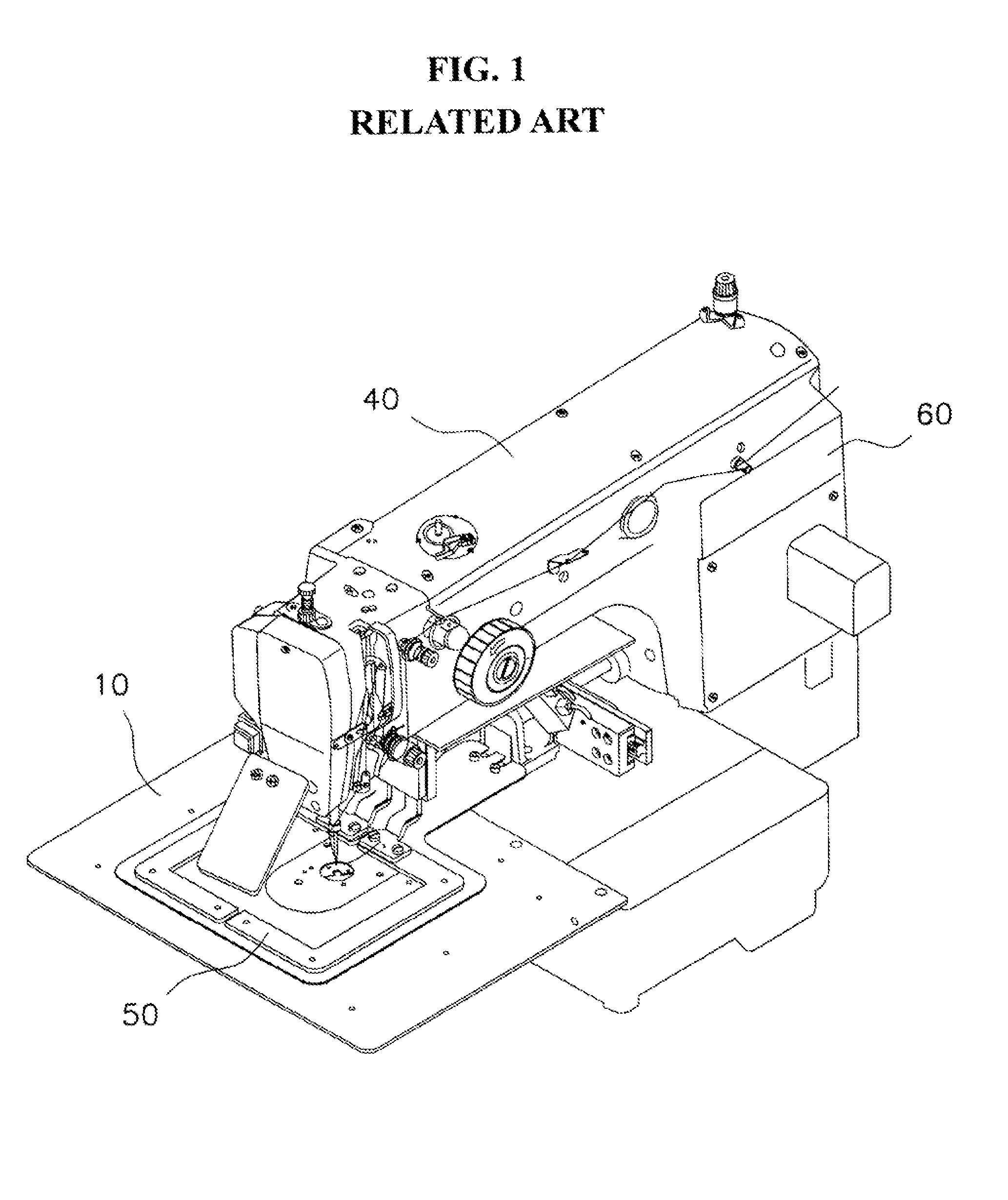 Sewing machine and method of controlling operation of the same