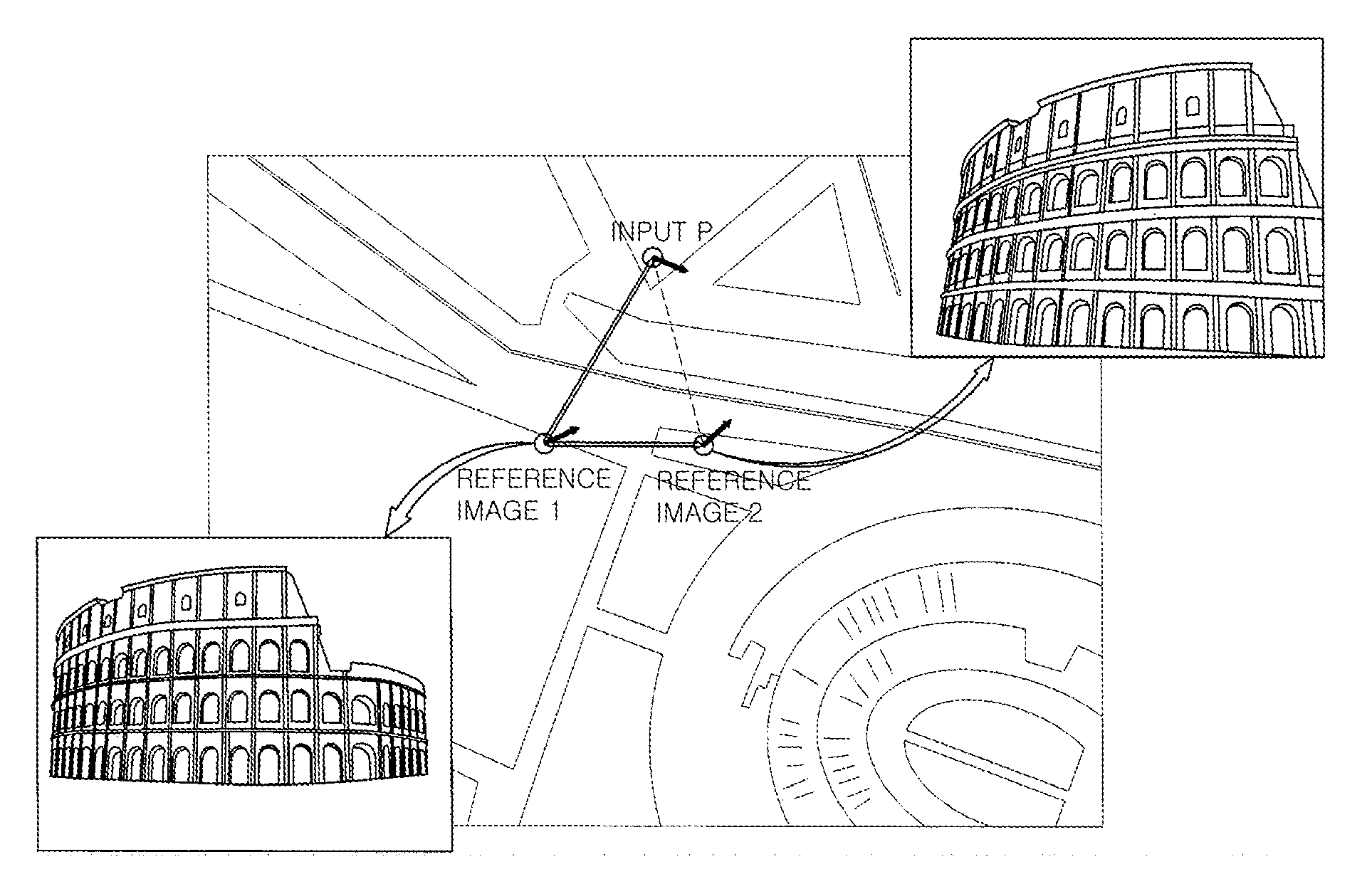 Method for geotagging of pictures and apparatus thereof