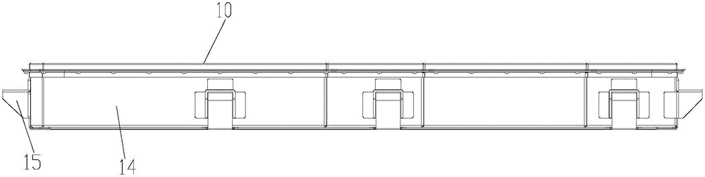 Integrated electric car power battery assembly