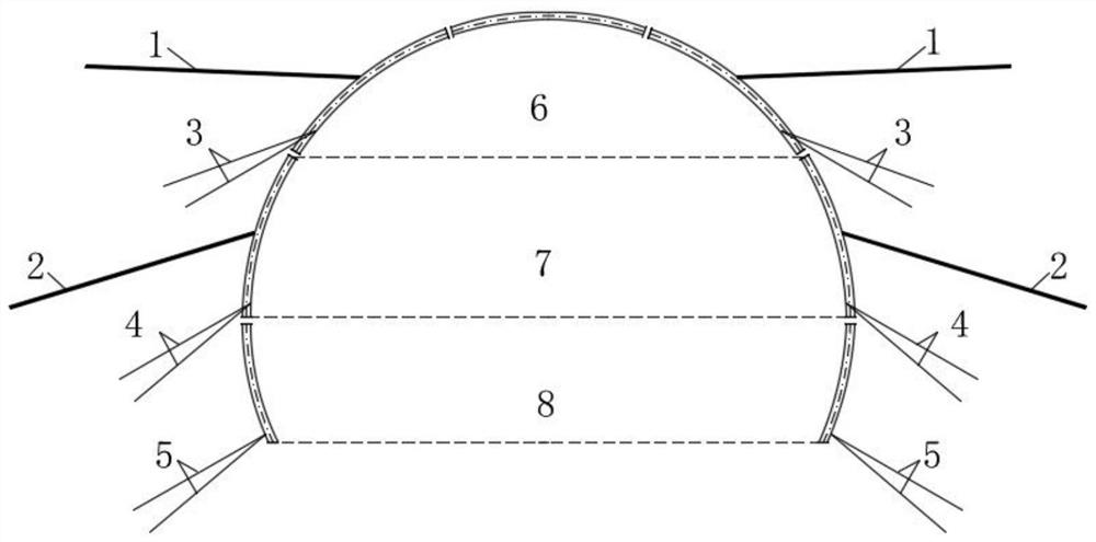 Method for improving stability of primary support structure in soft rock tunnel construction