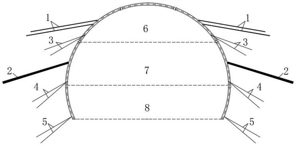 Method for improving stability of primary support structure in soft rock tunnel construction