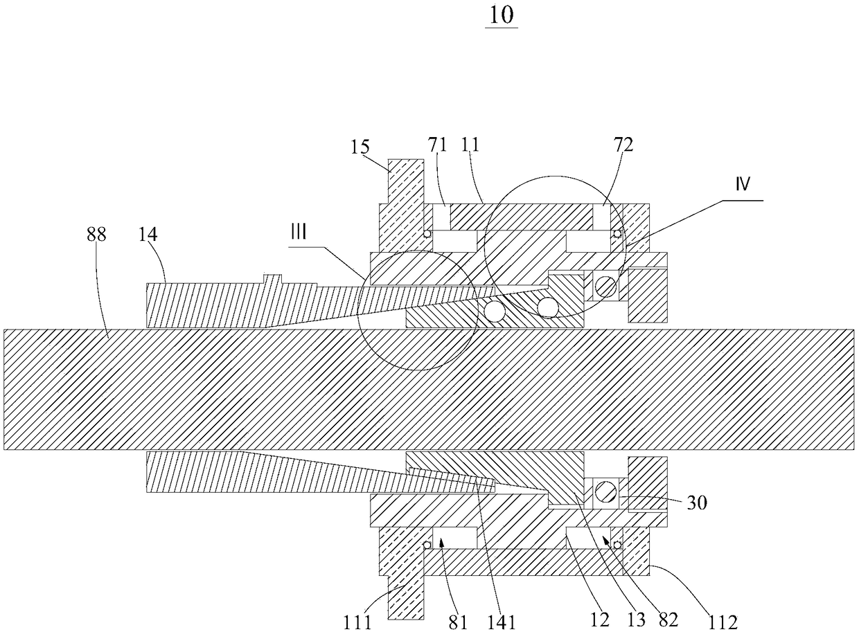 Clamping device and hydraulic clamping device