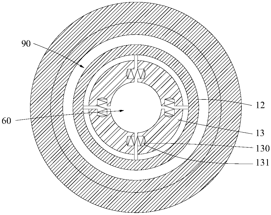 Clamping device and hydraulic clamping device