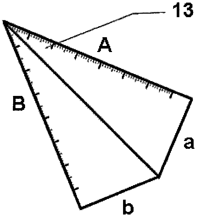 Folding airplane type scale