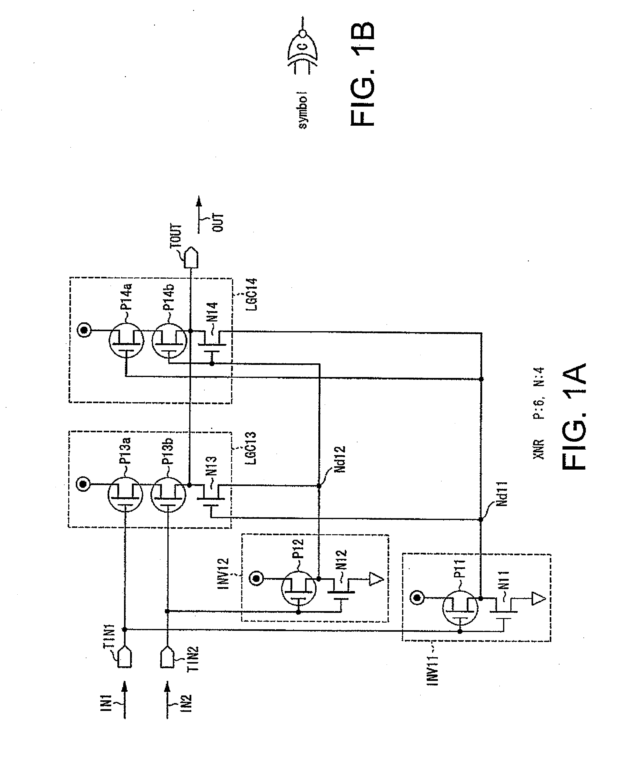 Semiconductor device including multiple-input logic circuit with operation rate balanced with driving ability