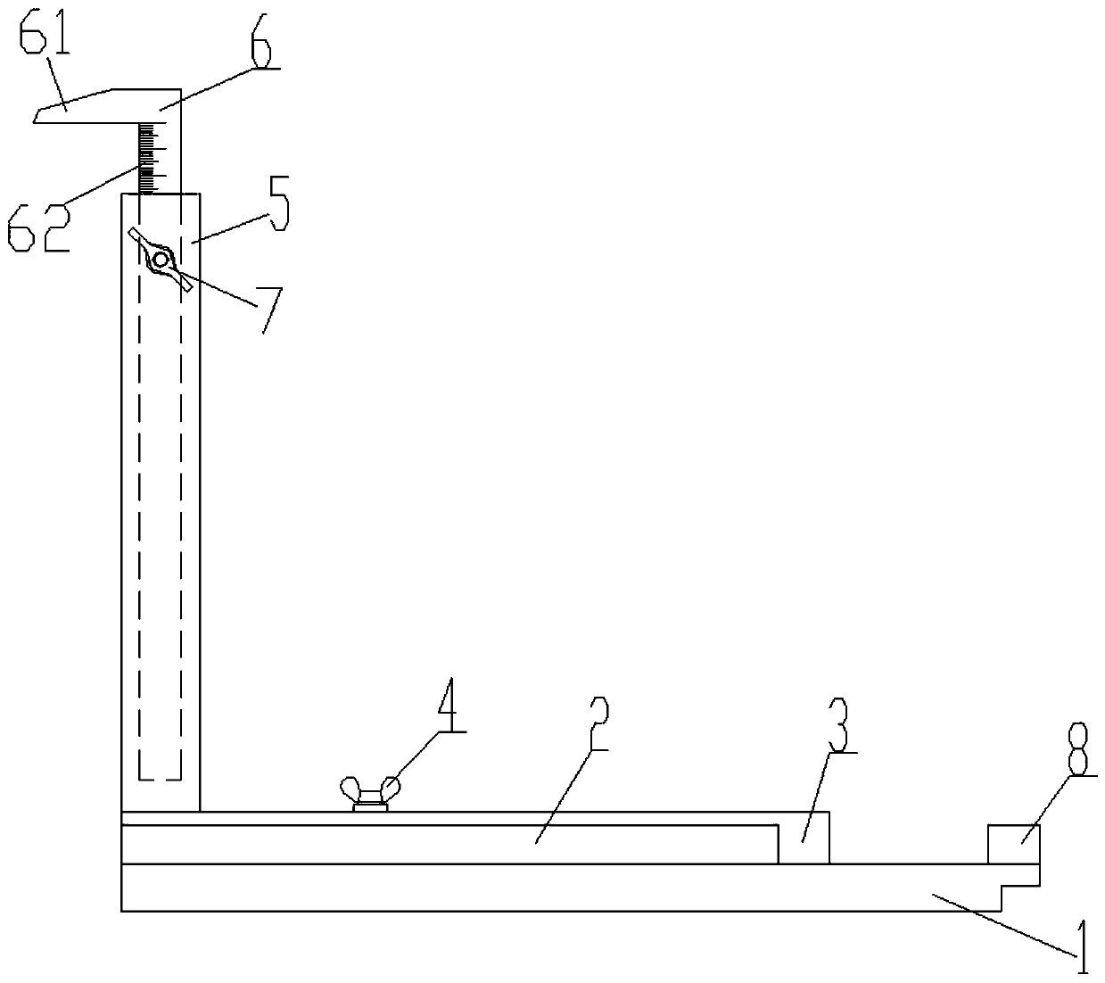 Adjustable piano string striking point positioning tool and positioning method thereof