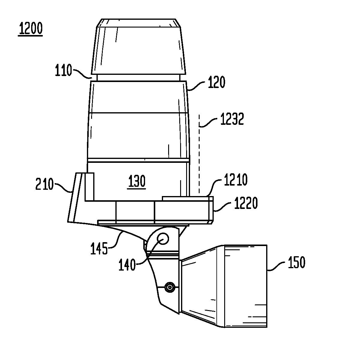 Cordless LED headlight and control thereof