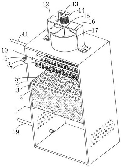 Water-saving cooling tower for mixed aromatic hydrocarbon production