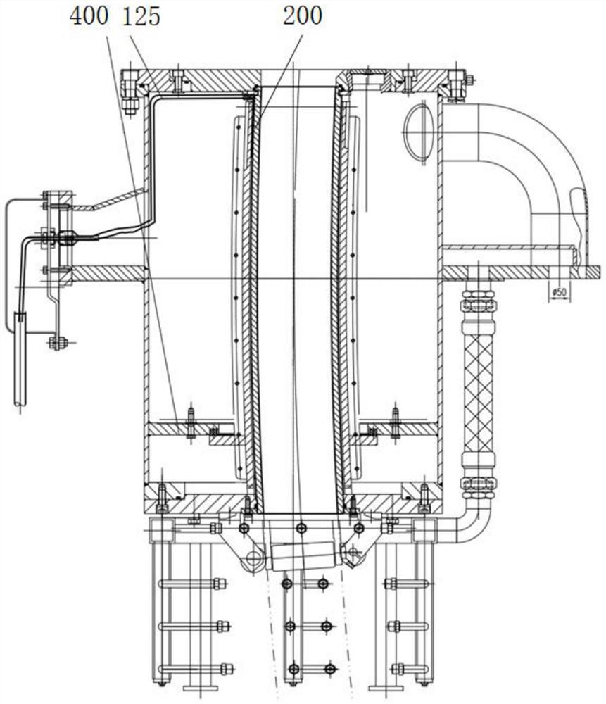 Detection device and detection method for embedded sensor of square billet continuous casting crystallizer