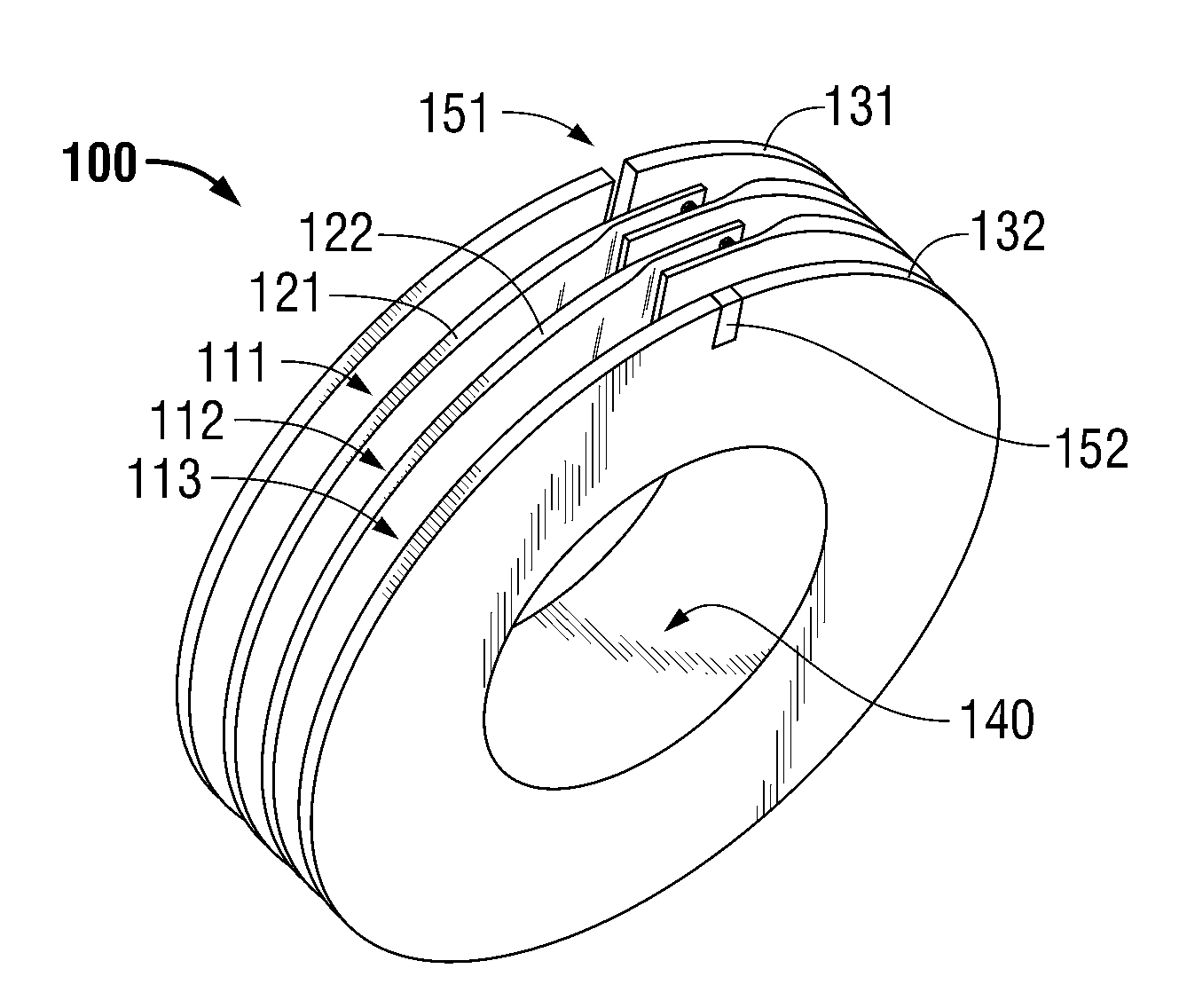 Multi-sectional bobbin for high voltage inductor or transformer