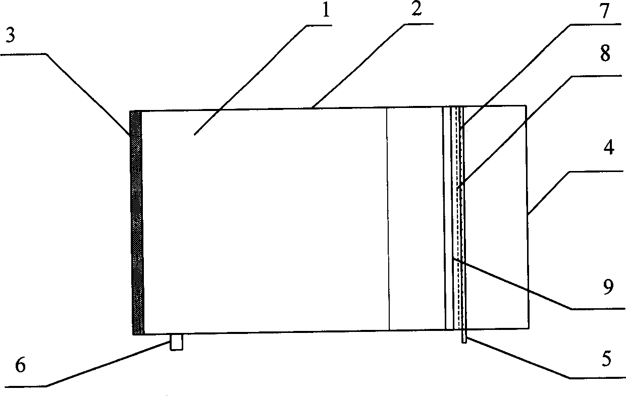 Supersonic process of treating organic waste water