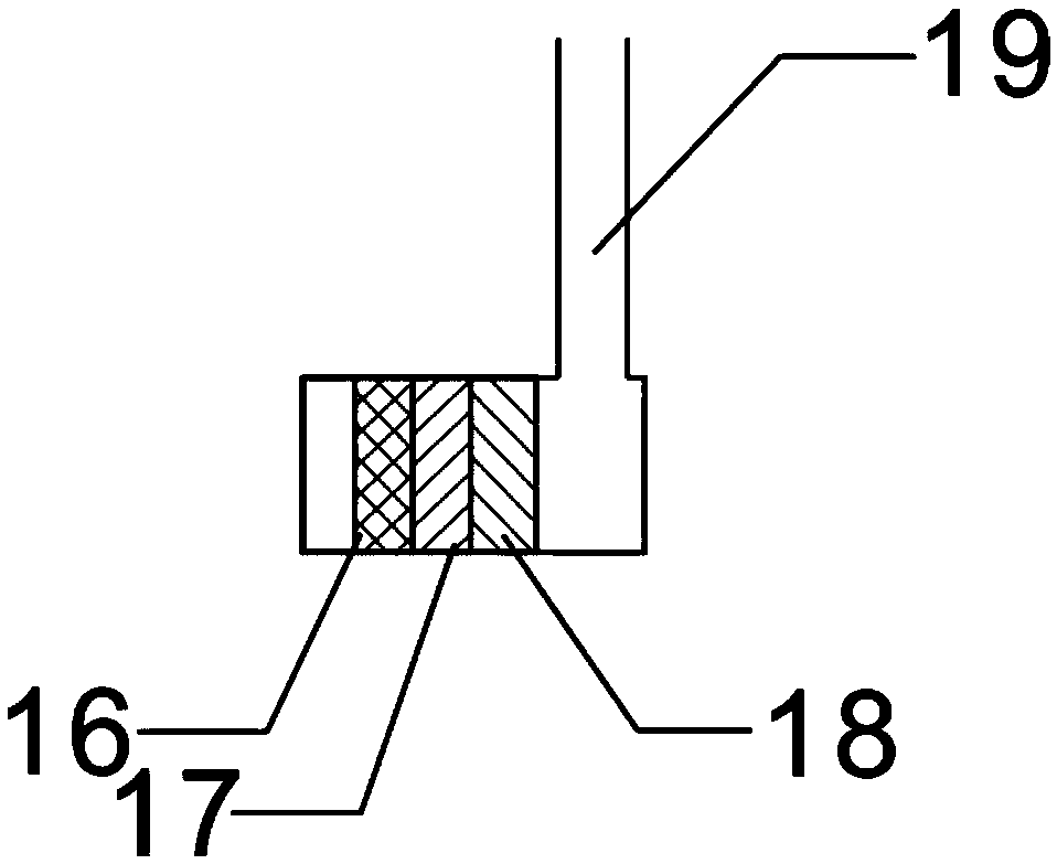 Counter flow type hot air combustion furnace