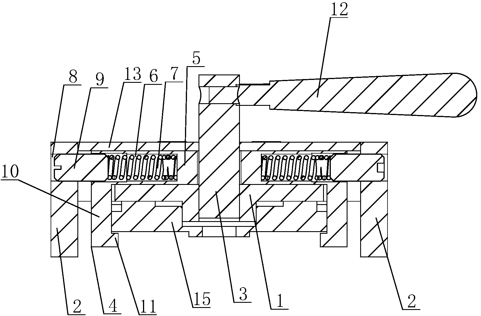 Manual quick clamp