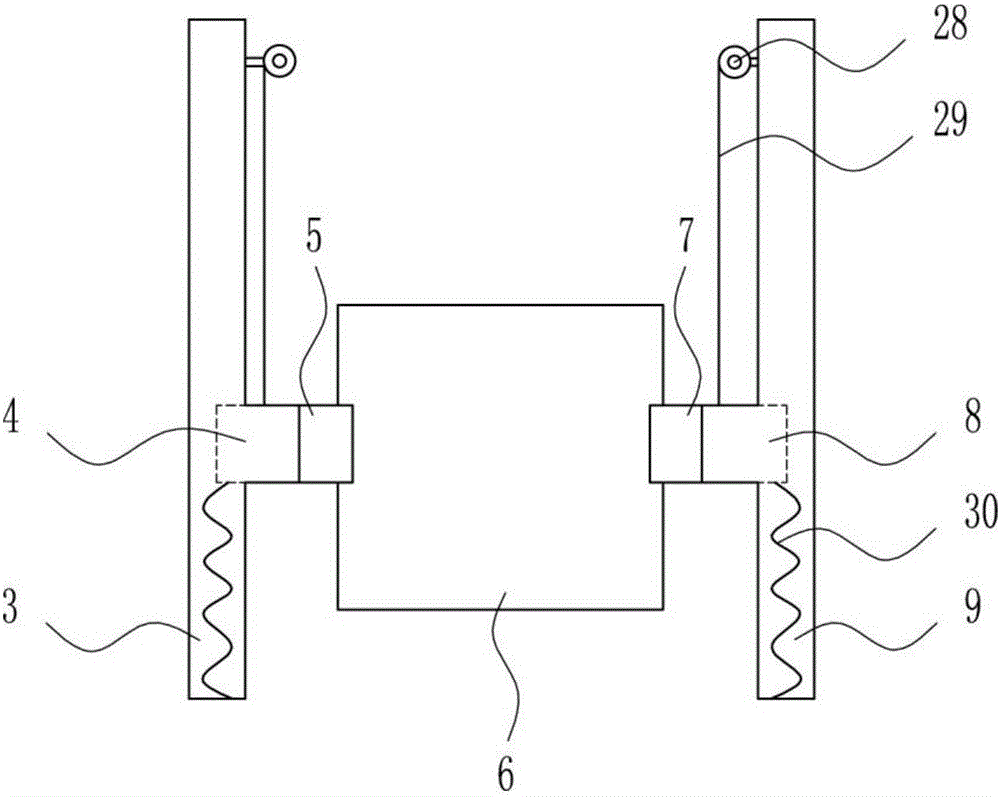 Glaze spraying device for mosaic tile manufacturing