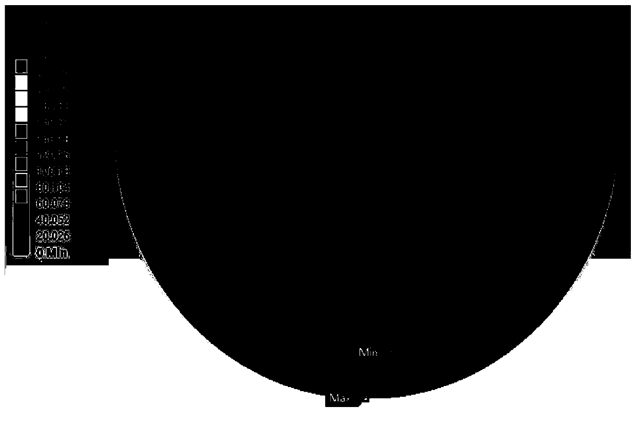 Explosive falling safety analysis method and device