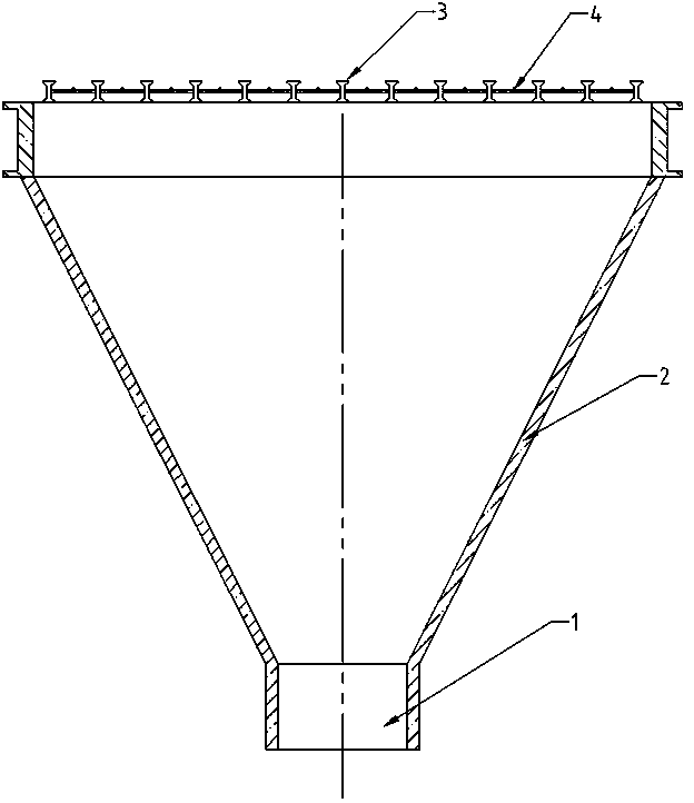 Feed hopper of ore bin