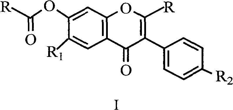 Use of isoflavone with substituent at intermedium ring 2 position as animal feed additives