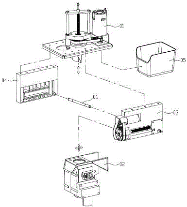 Structural device of coffee machine brewing device