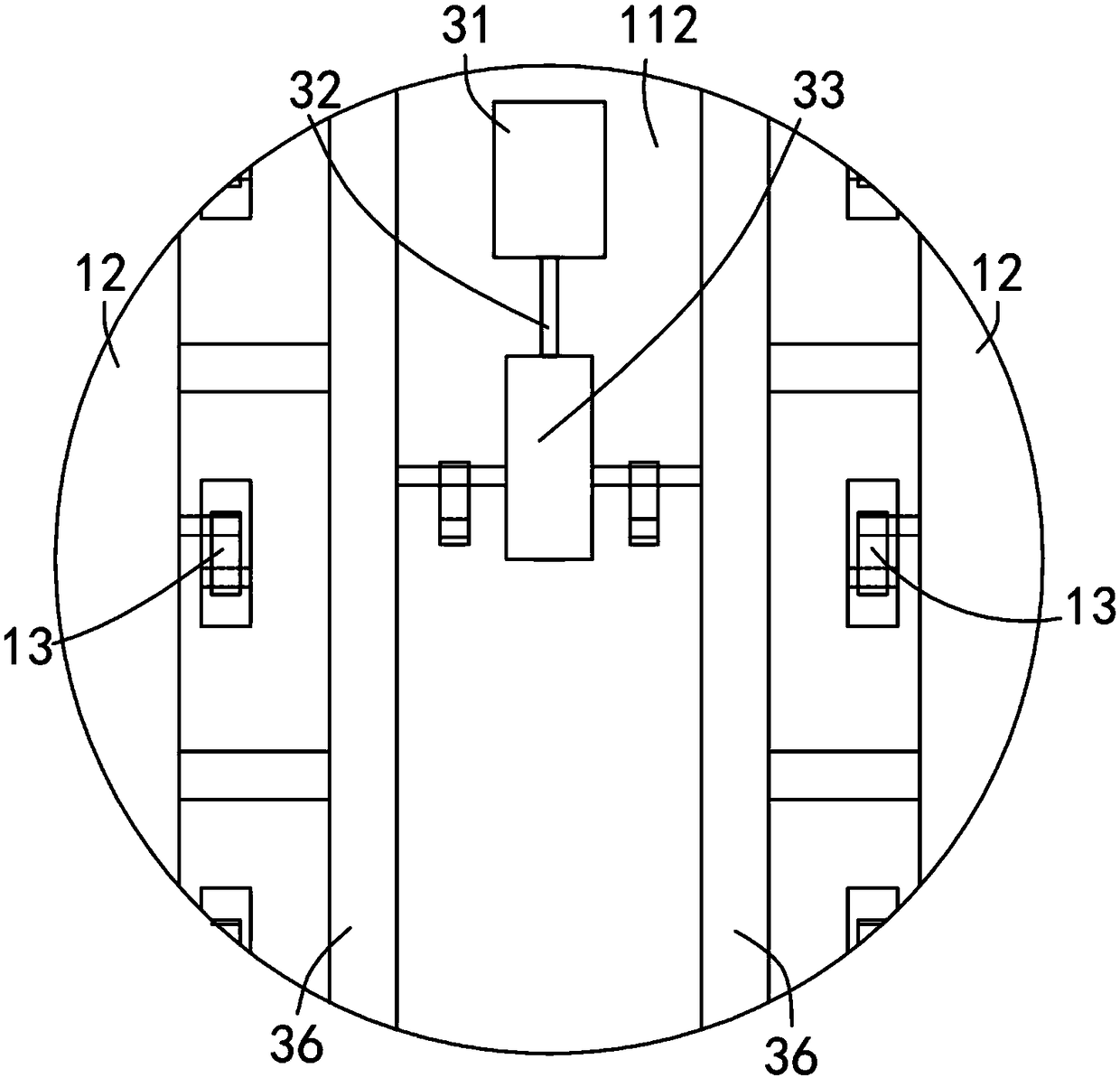 Smoke-gas treatment system in production and pouring process of submerged arc furnace