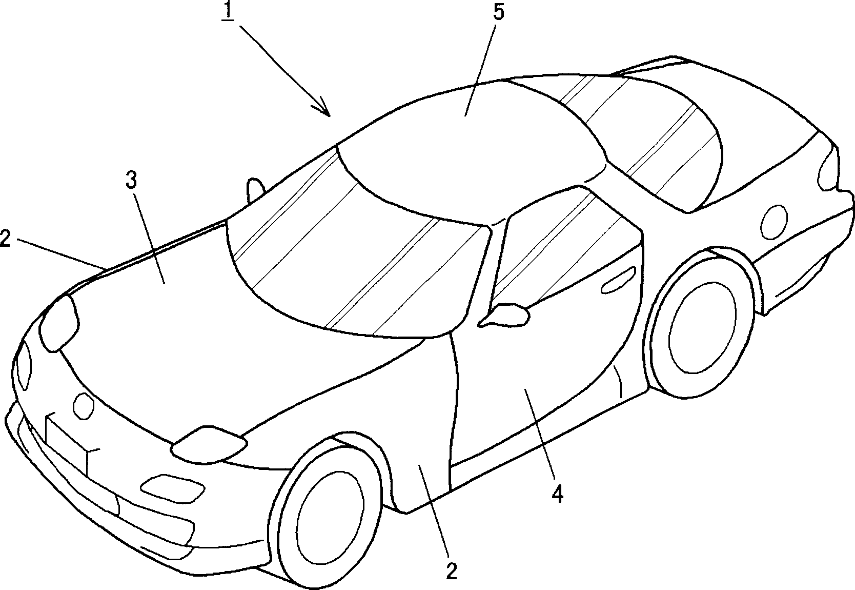 Mounting structure and mounting method for resin vehicle panel