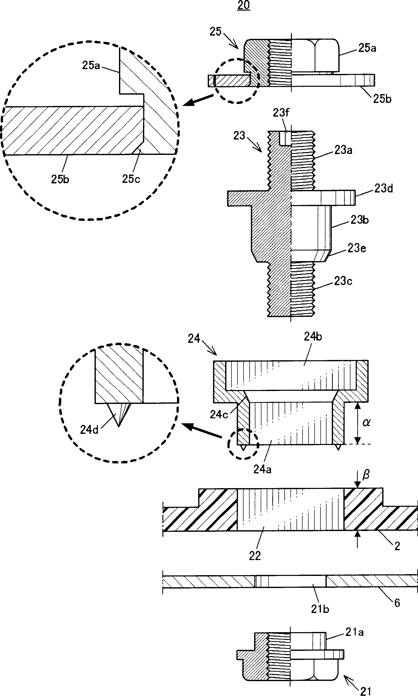 Mounting structure and mounting method for resin vehicle panel