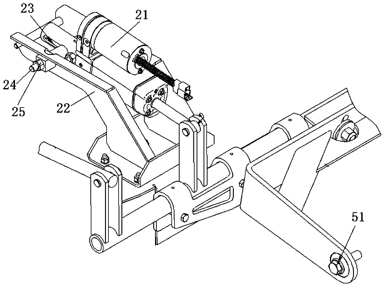 Header heightening device for mower