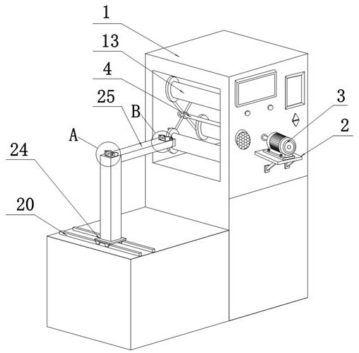 Convenient-rectifying winding device for producing zippers