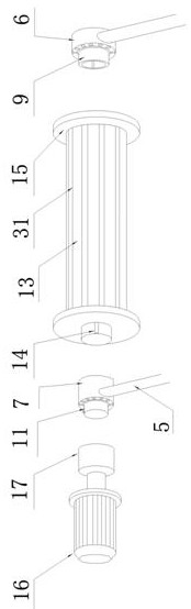 Convenient-rectifying winding device for producing zippers