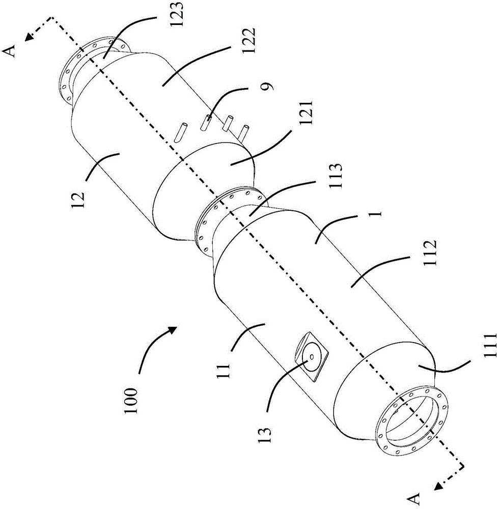 Exhaust gas treatment device