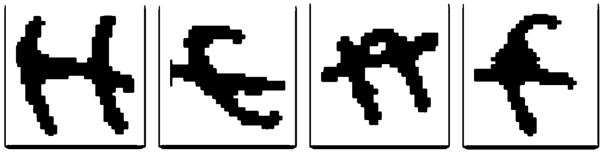 A denoising method and a denoising device for linear interference