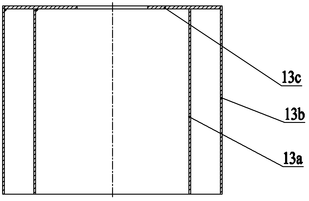 Air intake and deslagging device of coal gas producer