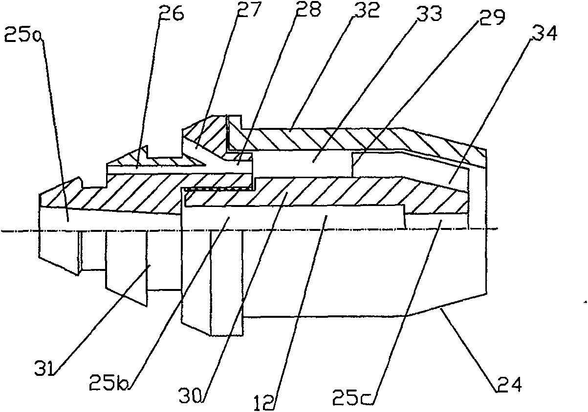 Steel-smelting continuous casting cutting torch