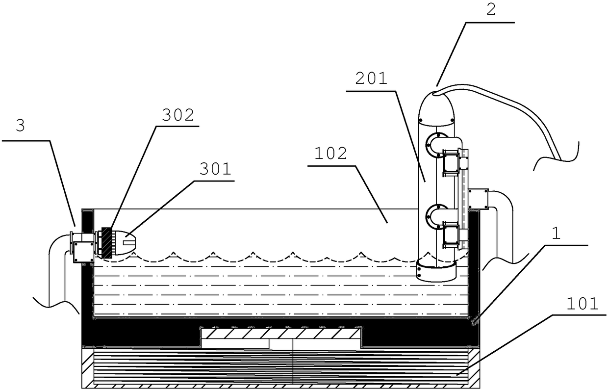 Magnetic field type single-anode-and-cathode electrophoretic coating equipment