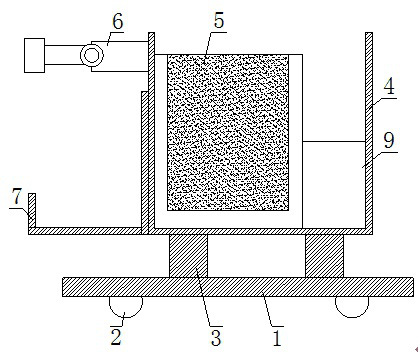 Automatic painting device uniform in painting