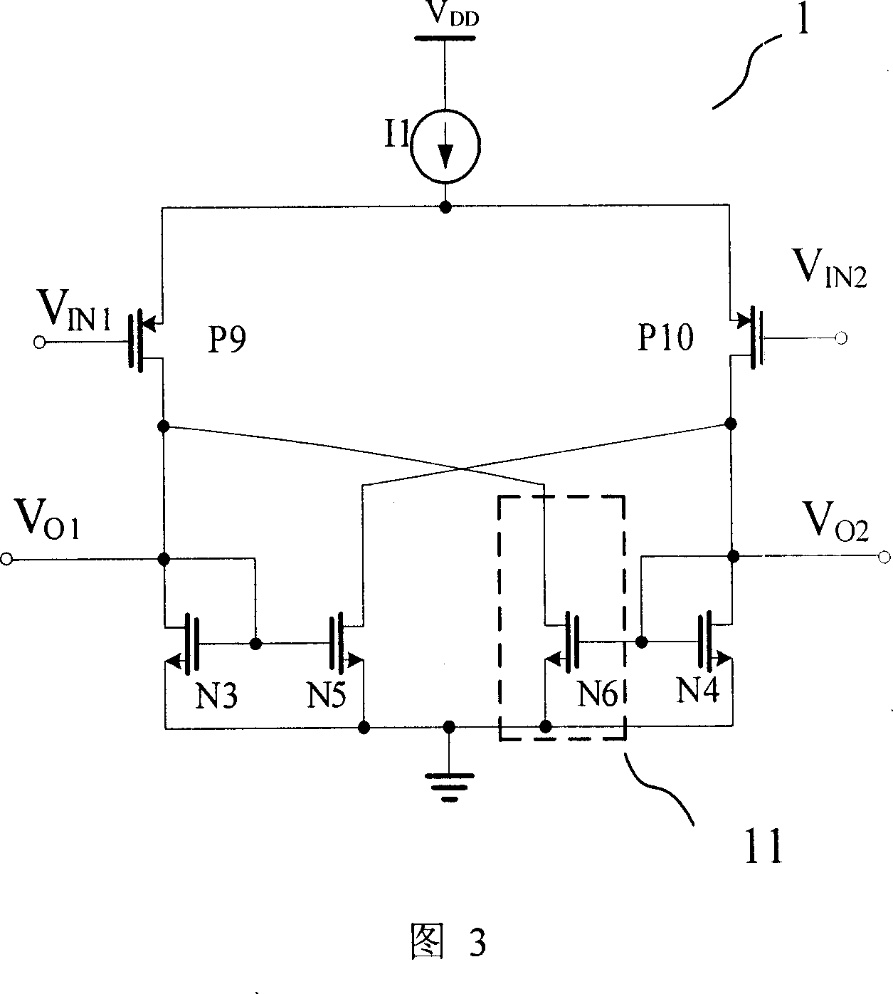 A slow-moving comparator