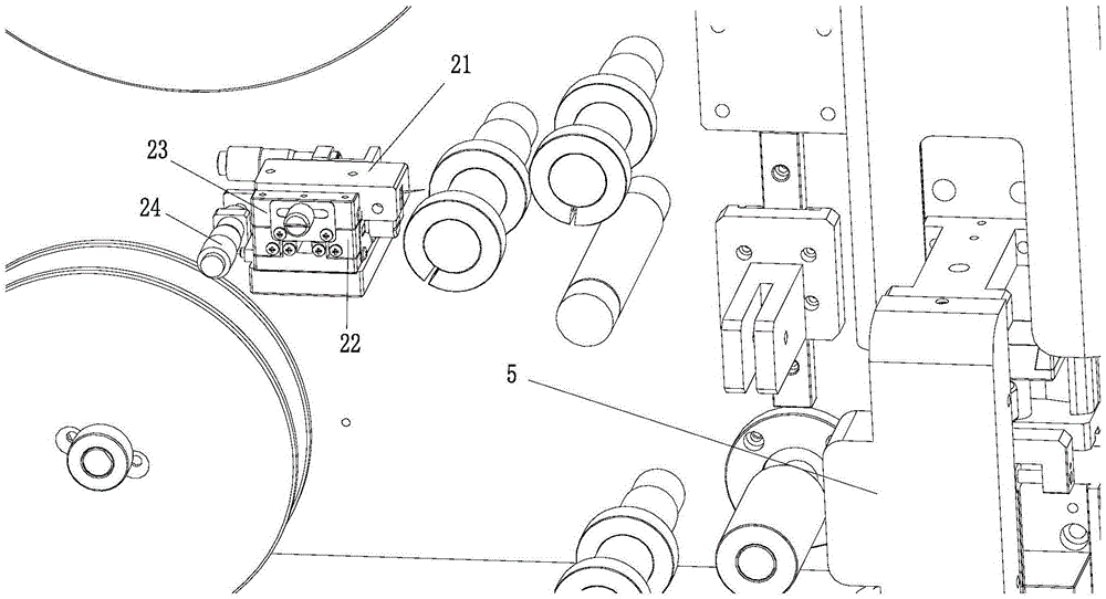 Automatic adhesive paper sticking integrated machine and working method thereof