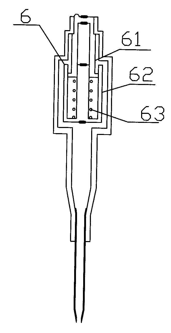 Novel pen type indwelling needle