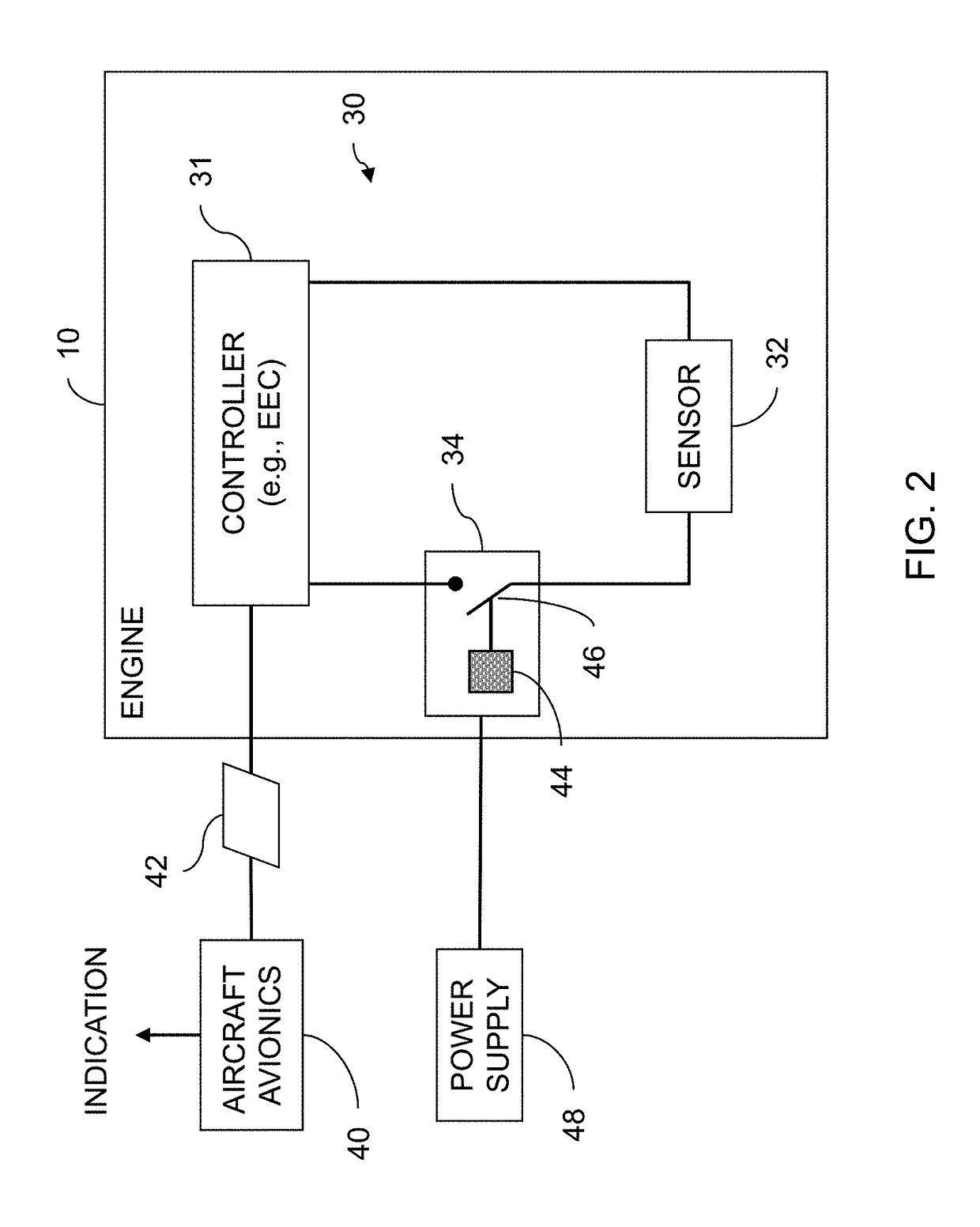 Apparatus and method for detecting a threshold vibration condition in a gas turbine engine