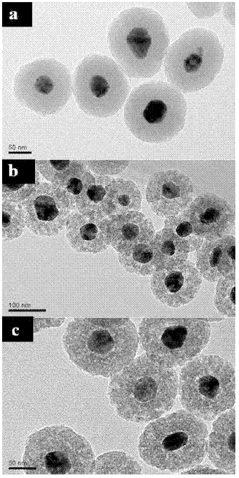 Silica-coated silver core composite particles and their preparation method and use